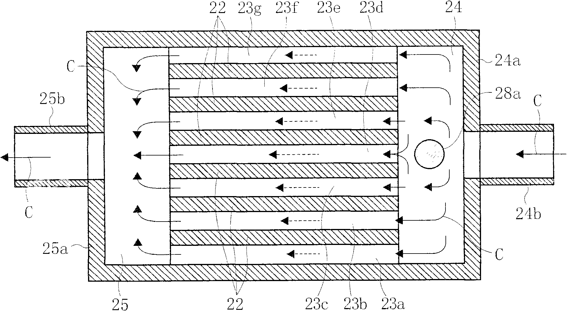 Liquid cooling type radiator