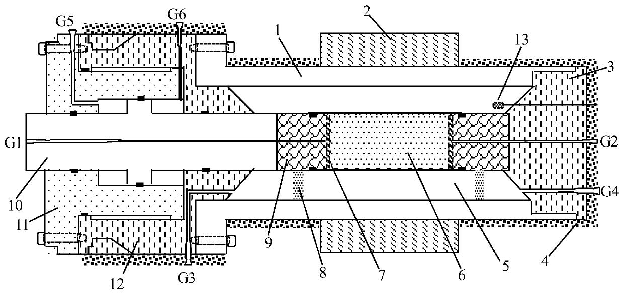 Device and method for analyzing mechanical properties of hydrate sediments based on low-field nuclear magnetism