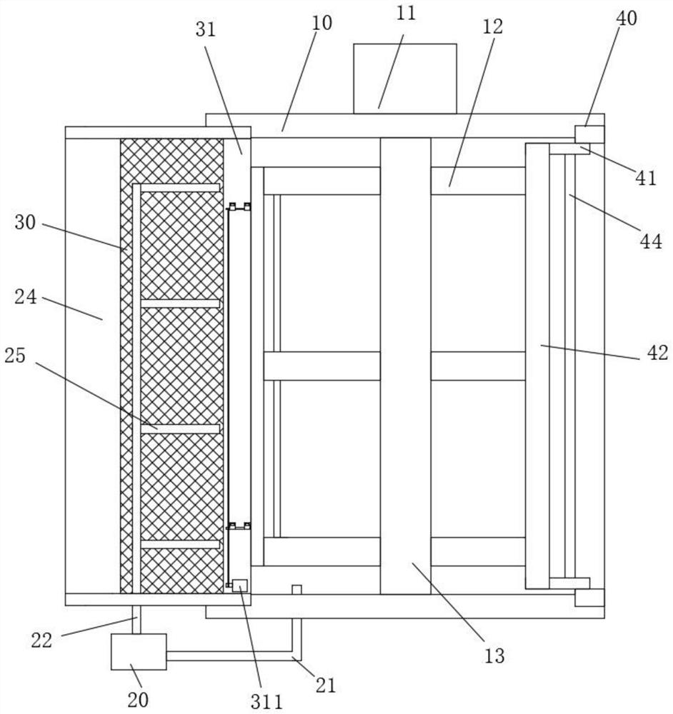 Circulating type cooling tank for plastic tube injection molding