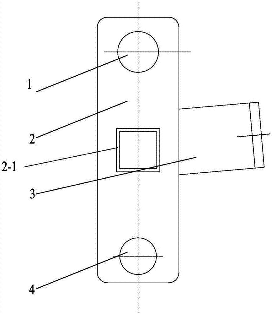 Walking tensioning arm structure