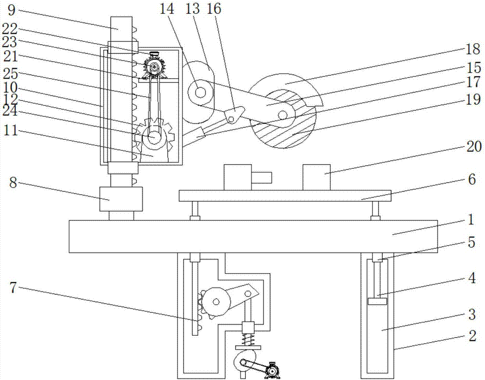 Sheet metal positioning-cutting device