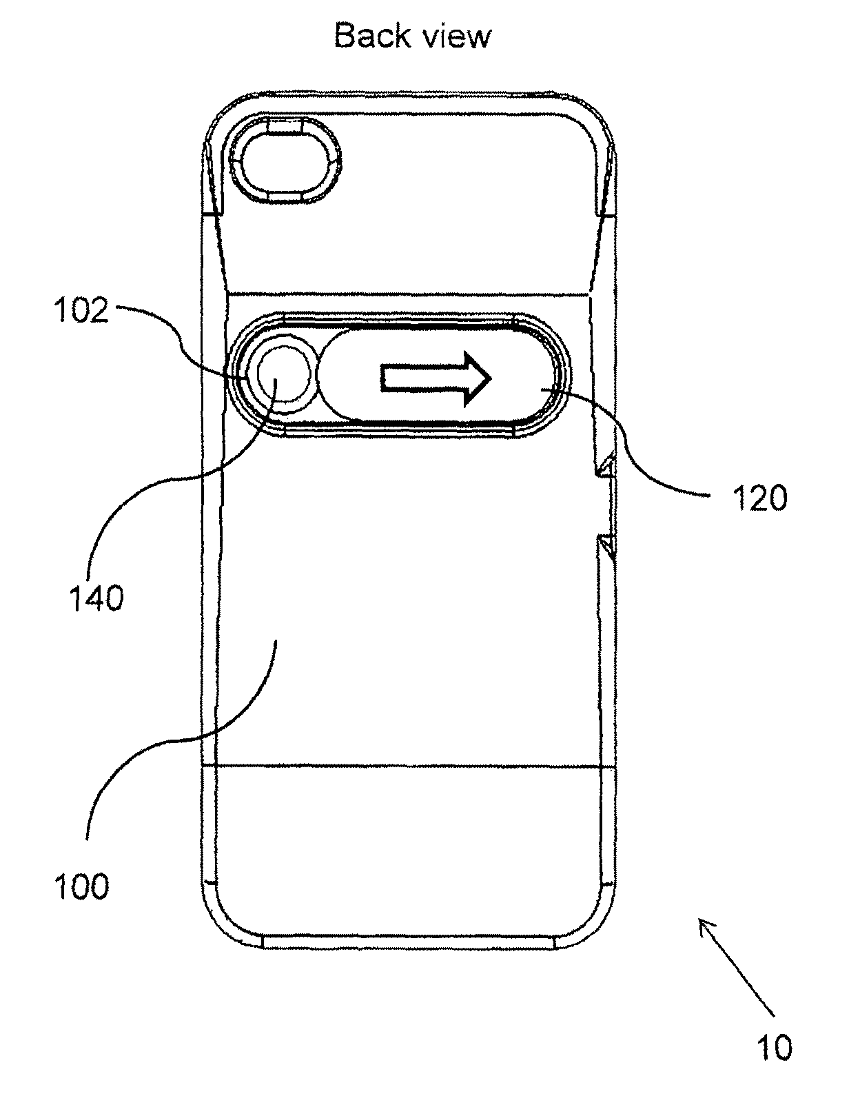 Cover for mobile device with ecological lighter