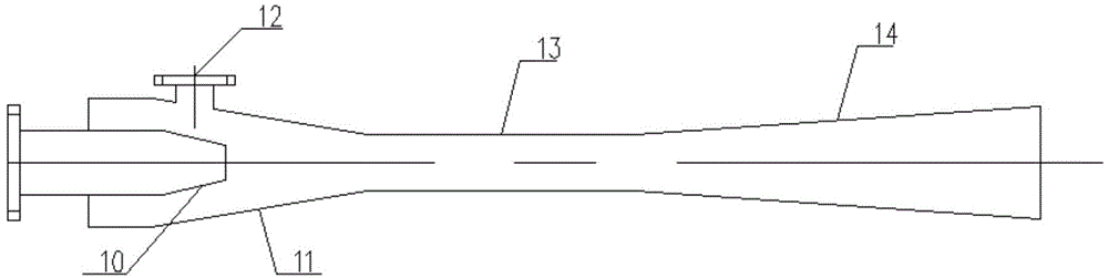 High-solid anaerobic fermentation tank and jet stirring device for same