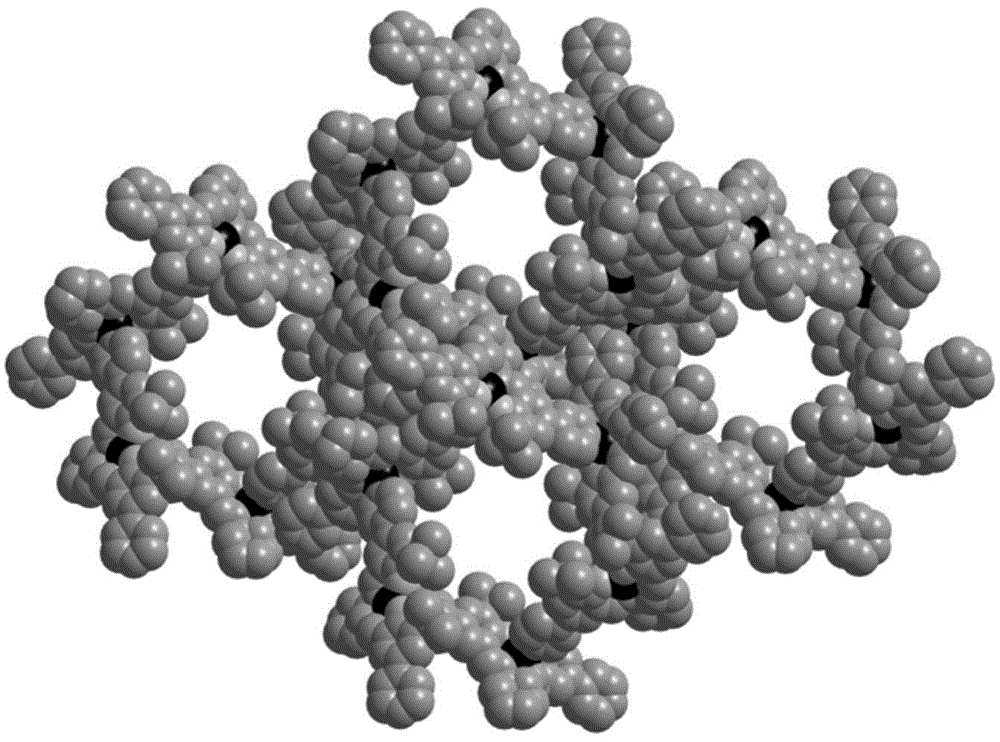 A kind of preparation method of metal-organic macrocyclic crystalline material for splitting chiral amine