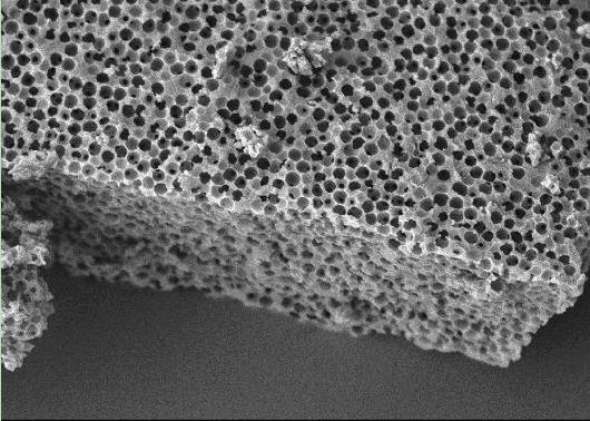 Preparation method of multi-stage nanopore electrode material of lithium ion battery