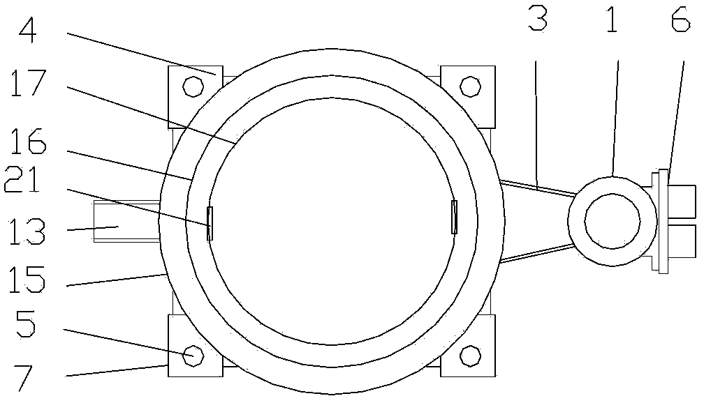Liquid separating device capable of separating liquid from metal chip materials