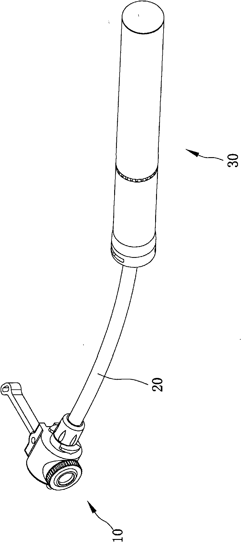 Mini inflating pump