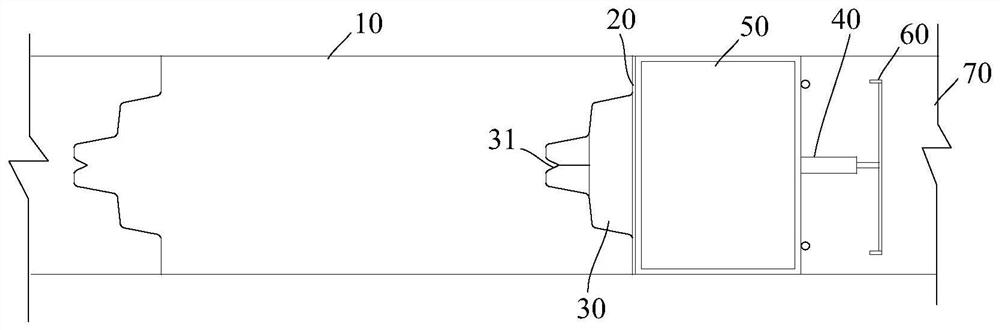 Joint device of underground diaphragm wall and construction method thereof