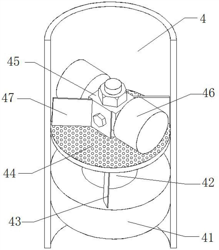 A straw granulator