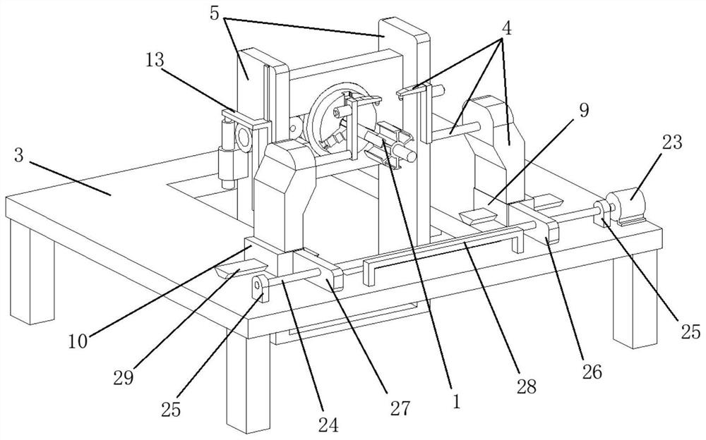 Permanent magnet motor assembly line winding device