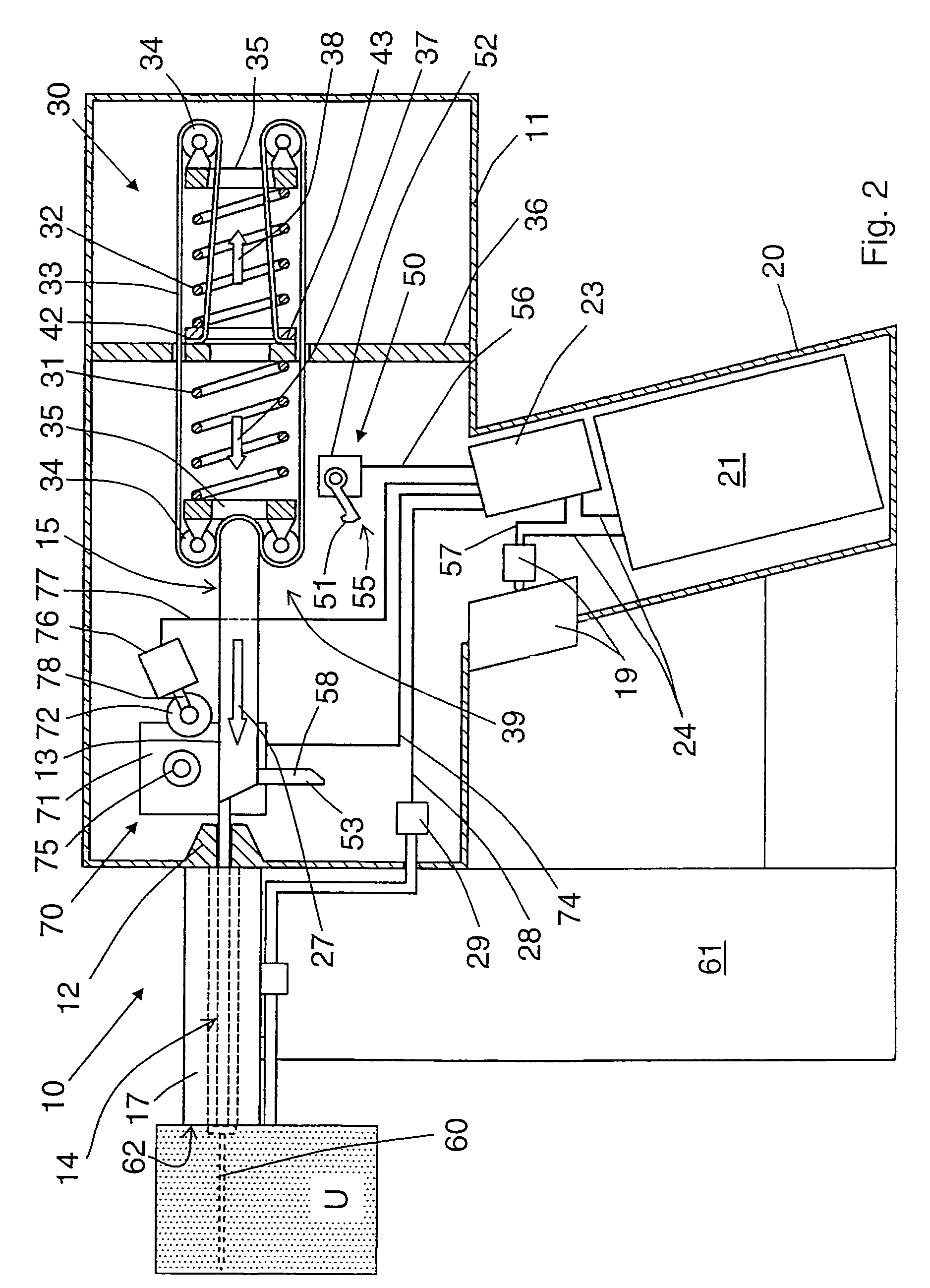 Hand-held drive-in tool