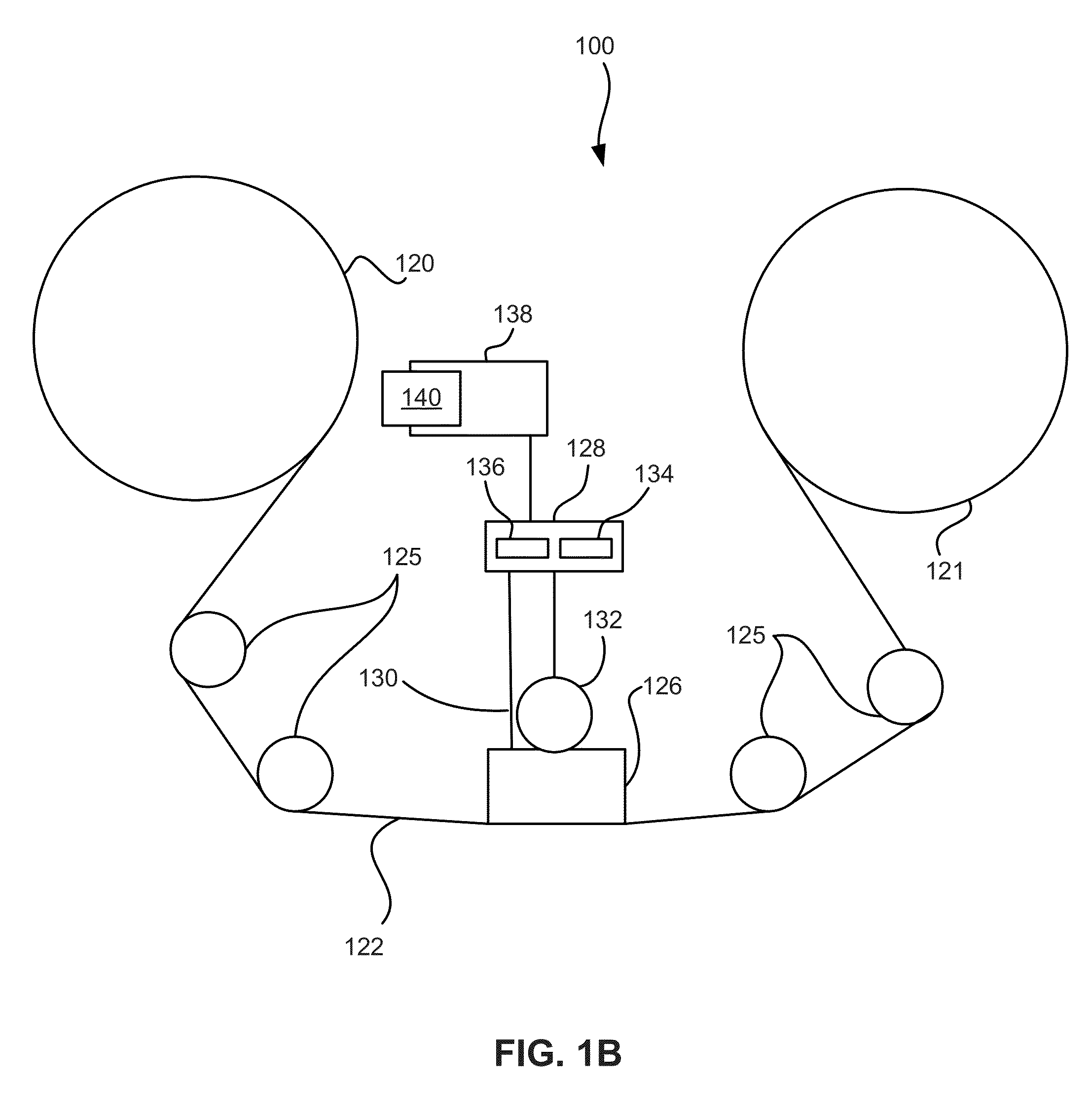 Detecting a servo pattern using a data channel in a magnetic tape drive
