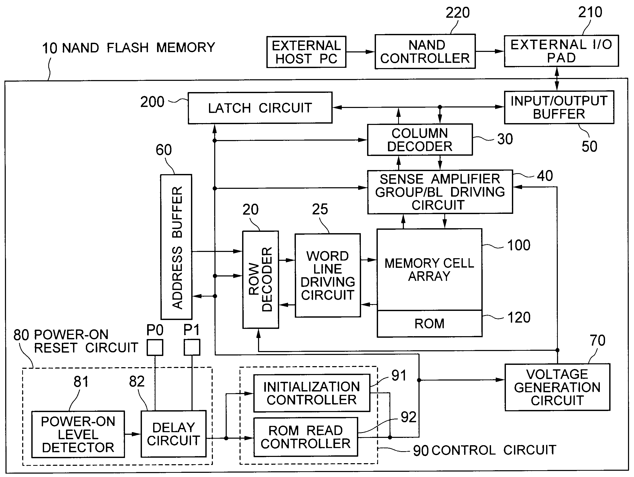 Nonvolatile semiconductor memory device and method of driving the same