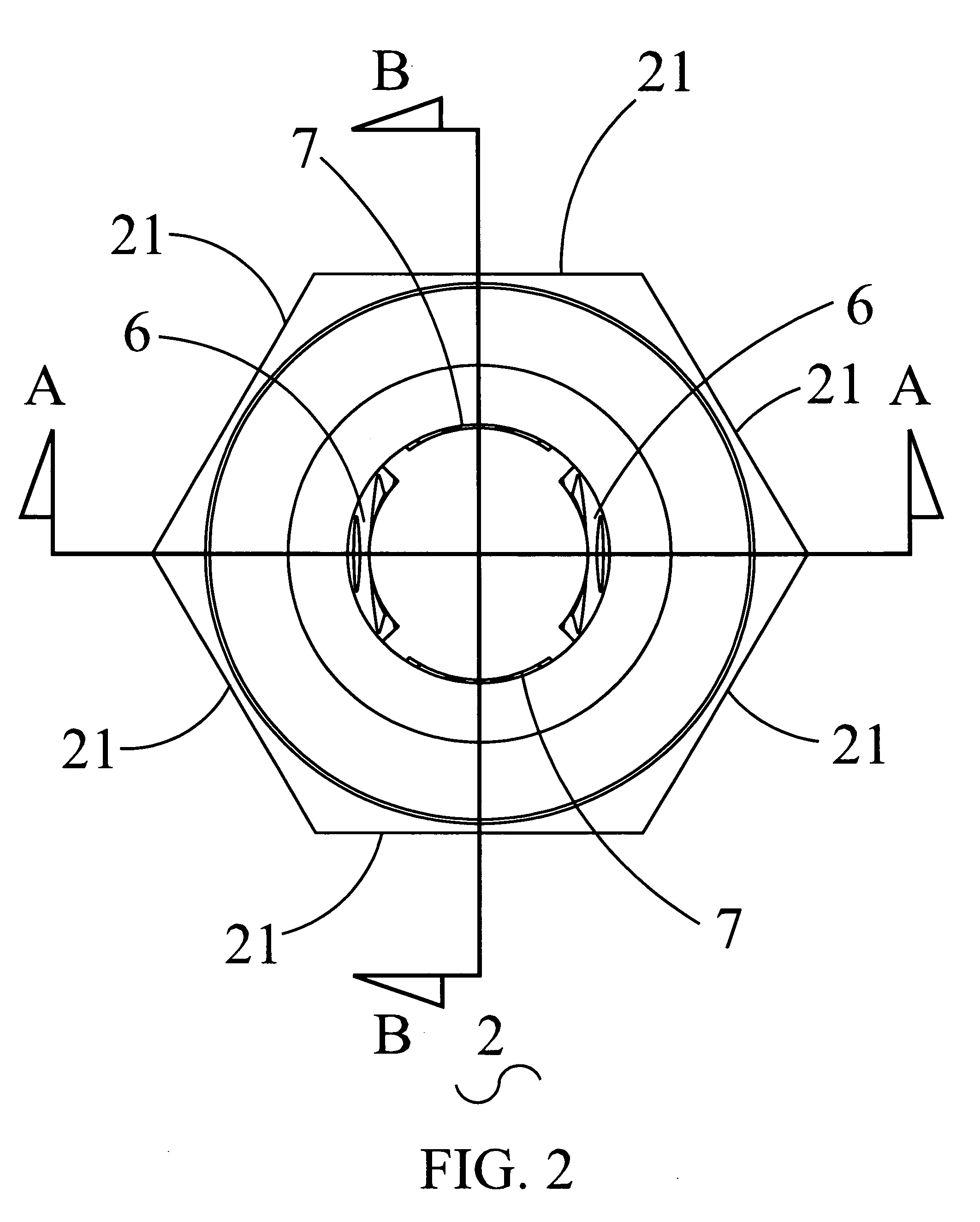 Multi-rod thread clamping device