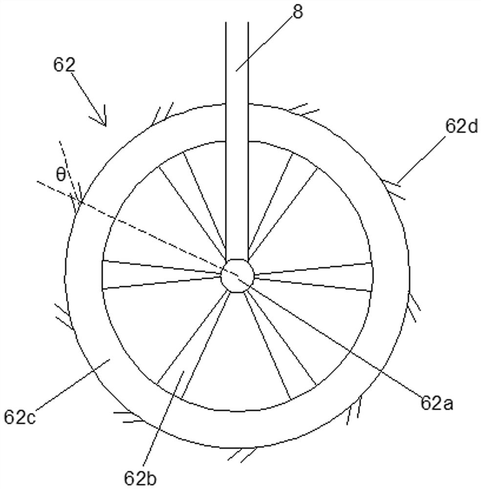 Sewage purification device used in thermal desorption treatment of soil