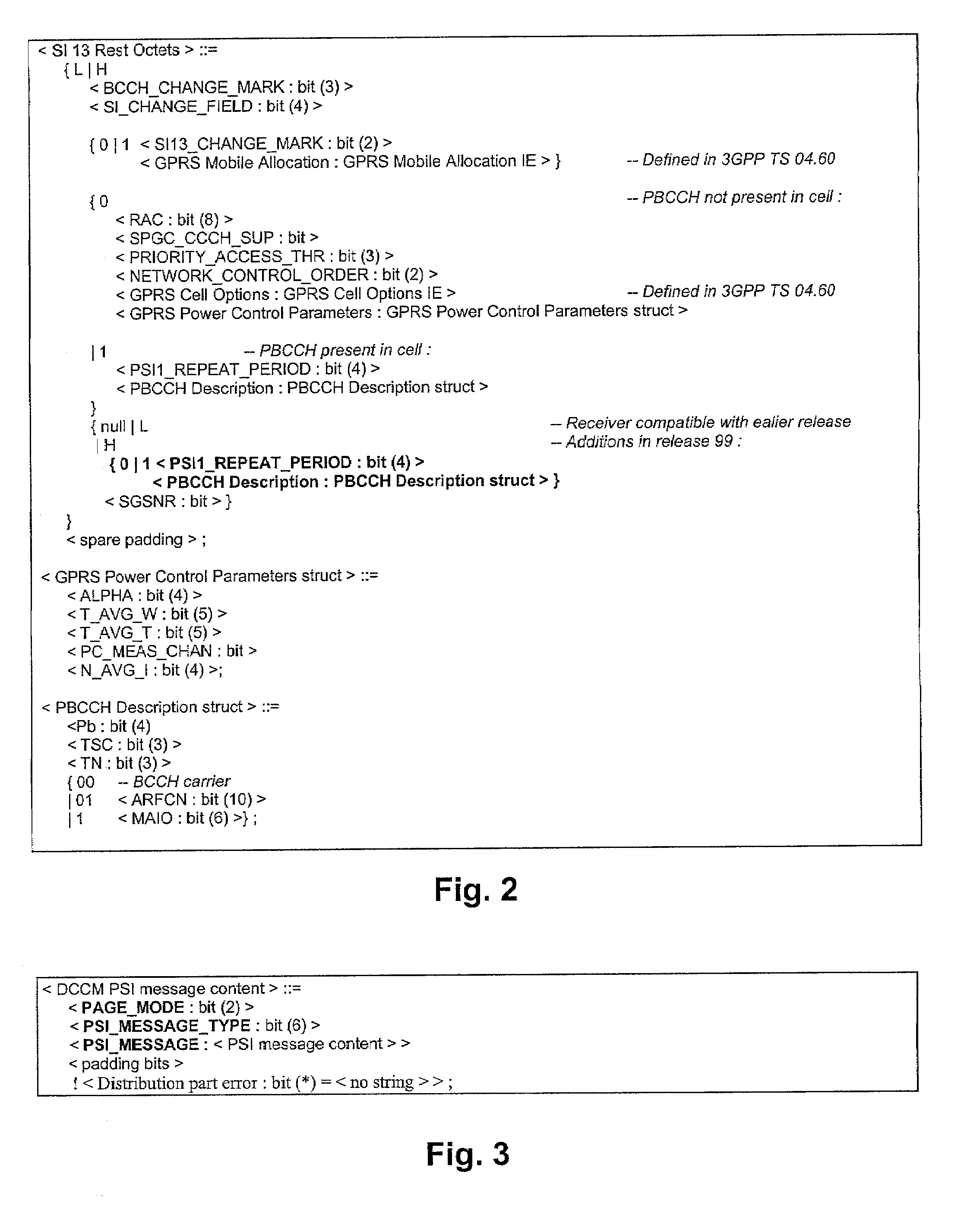 Transmission of connection set-up parameters in packet data network