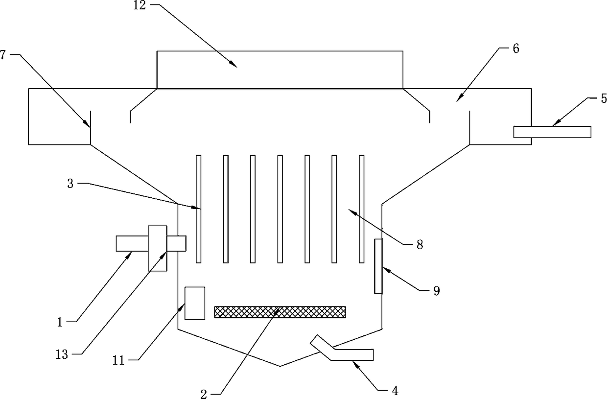 Phosphorus recycling integrated device for sludge digestion liquid and sludge filtrate