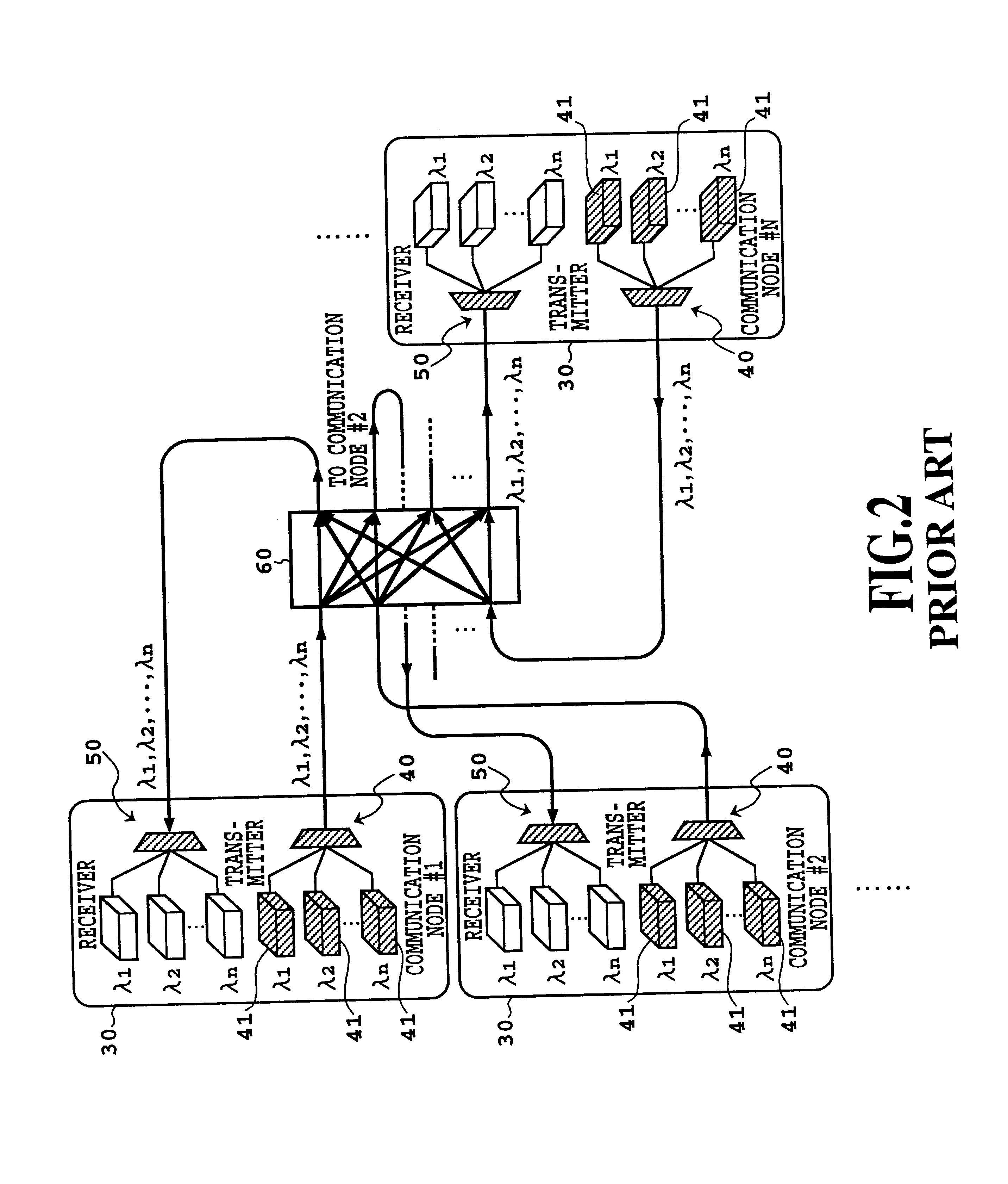 Optical packet routing network system based on optical label switching technique