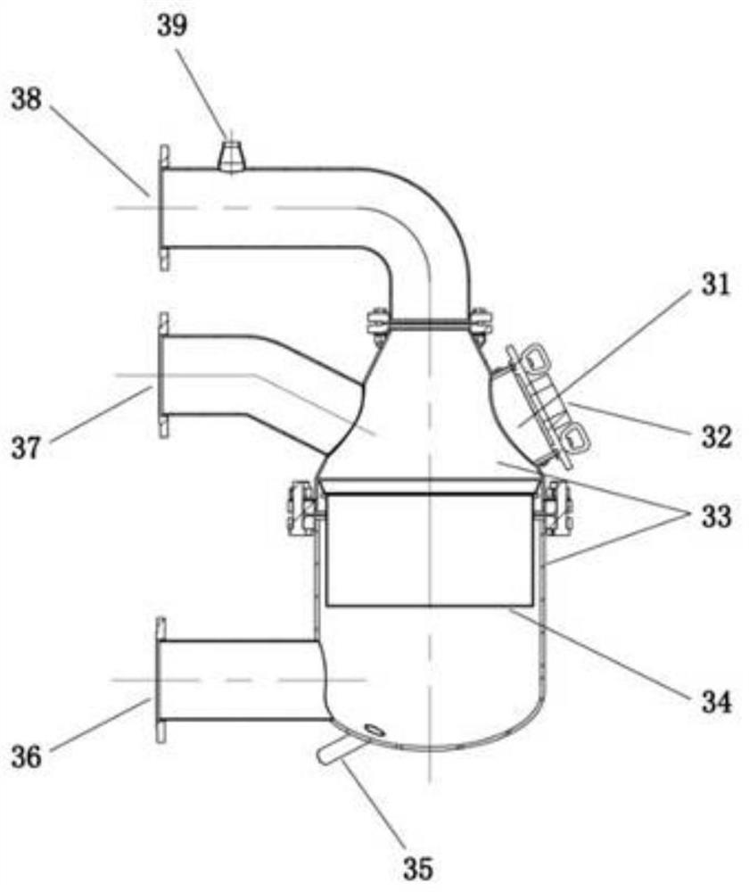 Full-area rubber ball cleaning system for condenser