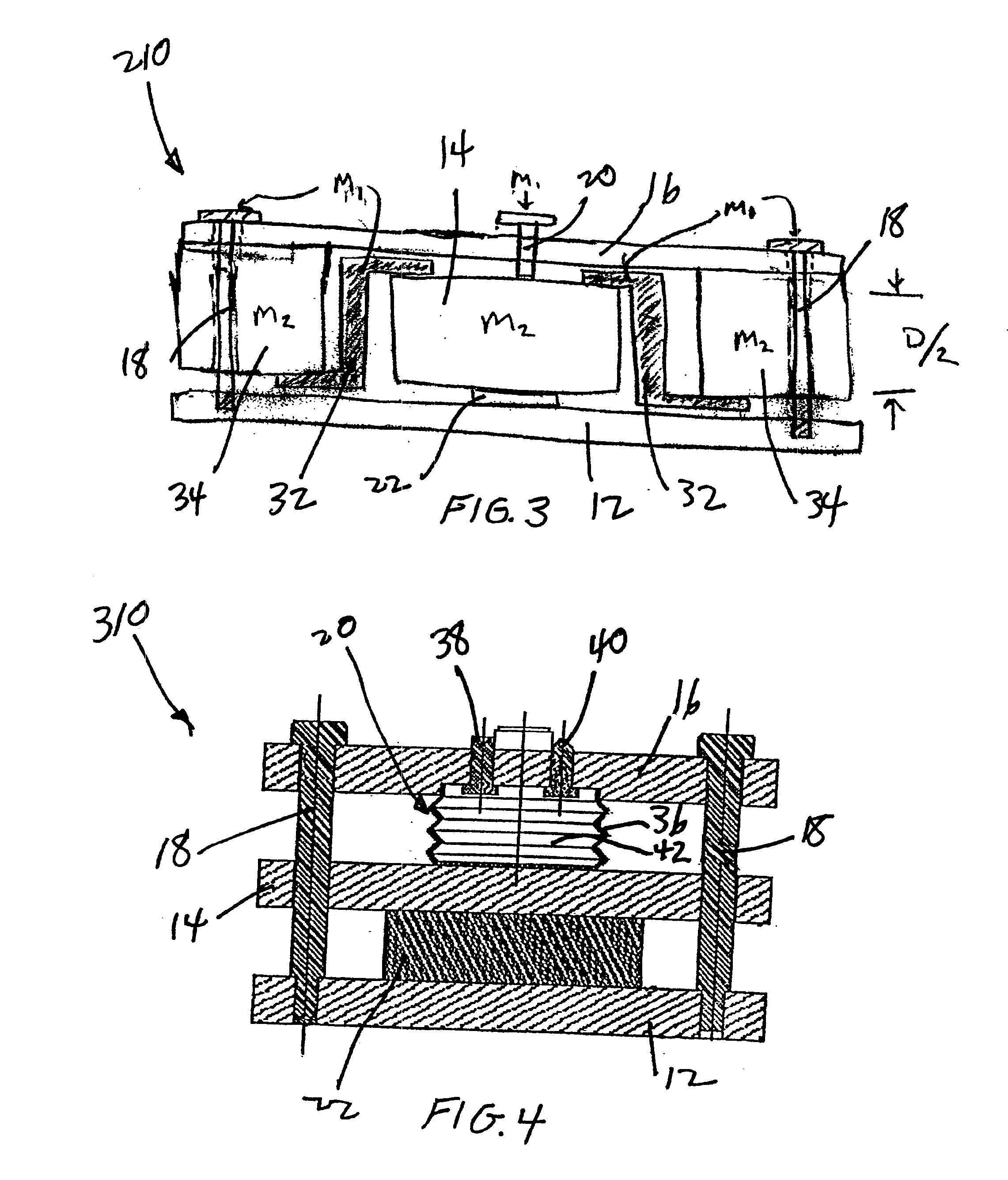 Method and apparatus for application of pressure to a workpiece by thermal expansion
