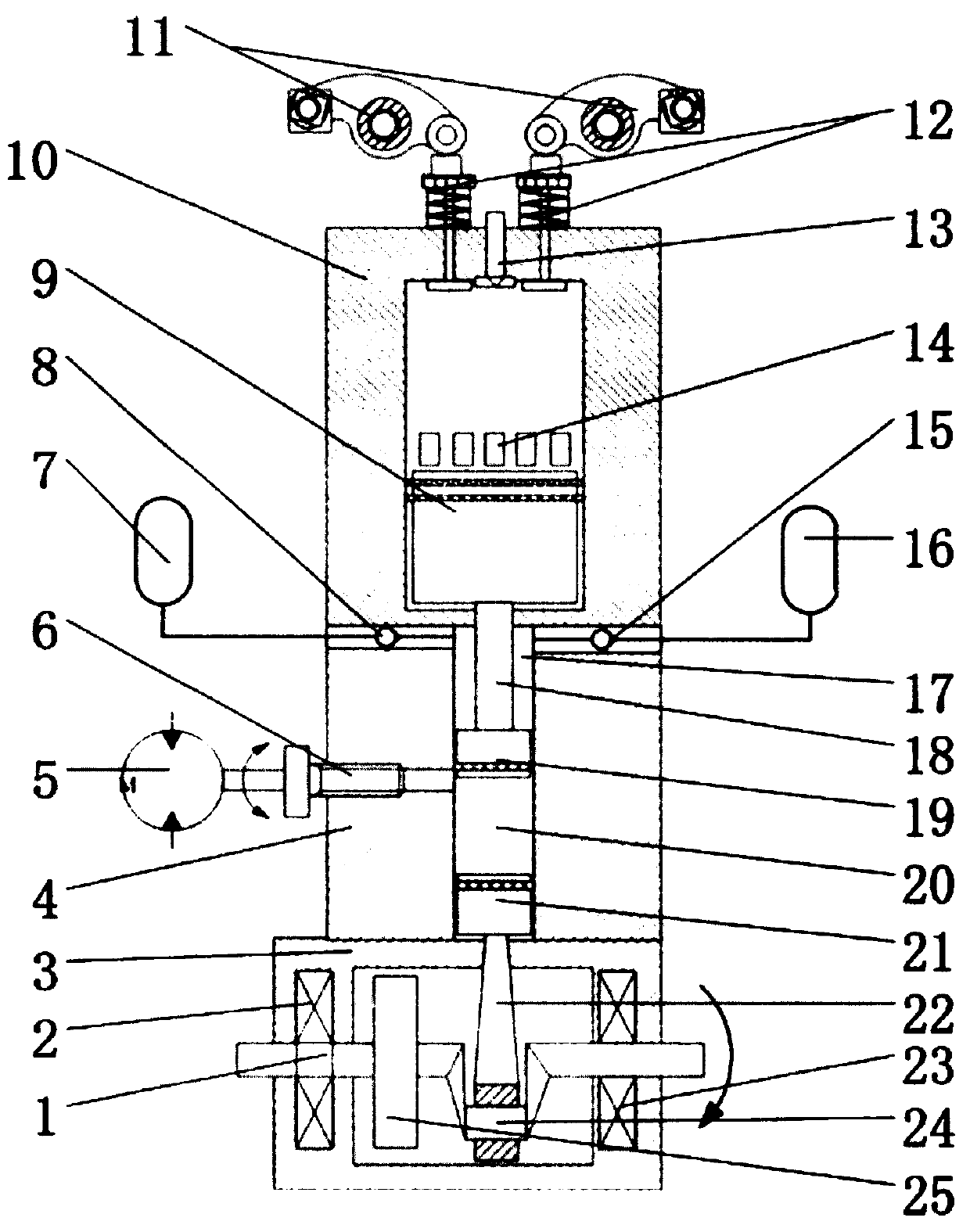 A Engine-Hydraulic Dual Power Output Variable Compression Ratio Engine