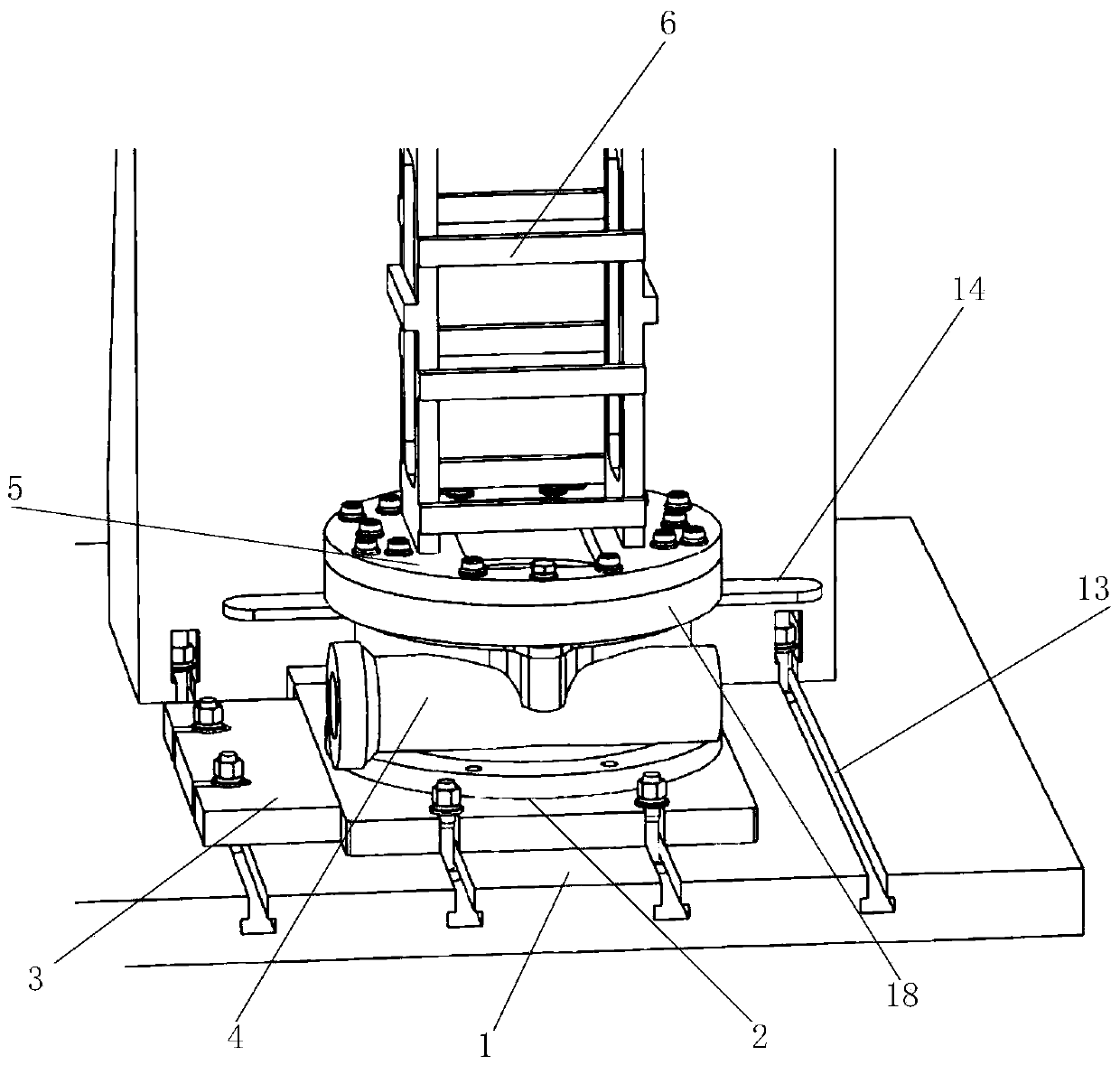 A rigidity detection device for a rotary reducer