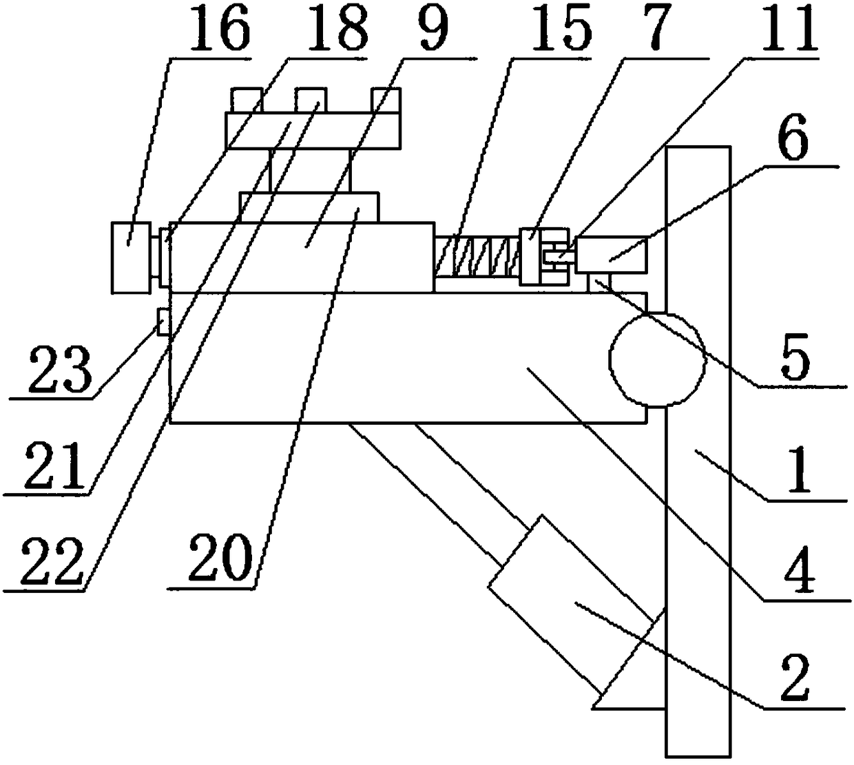 Double-pipe punching mechanism for protective robot