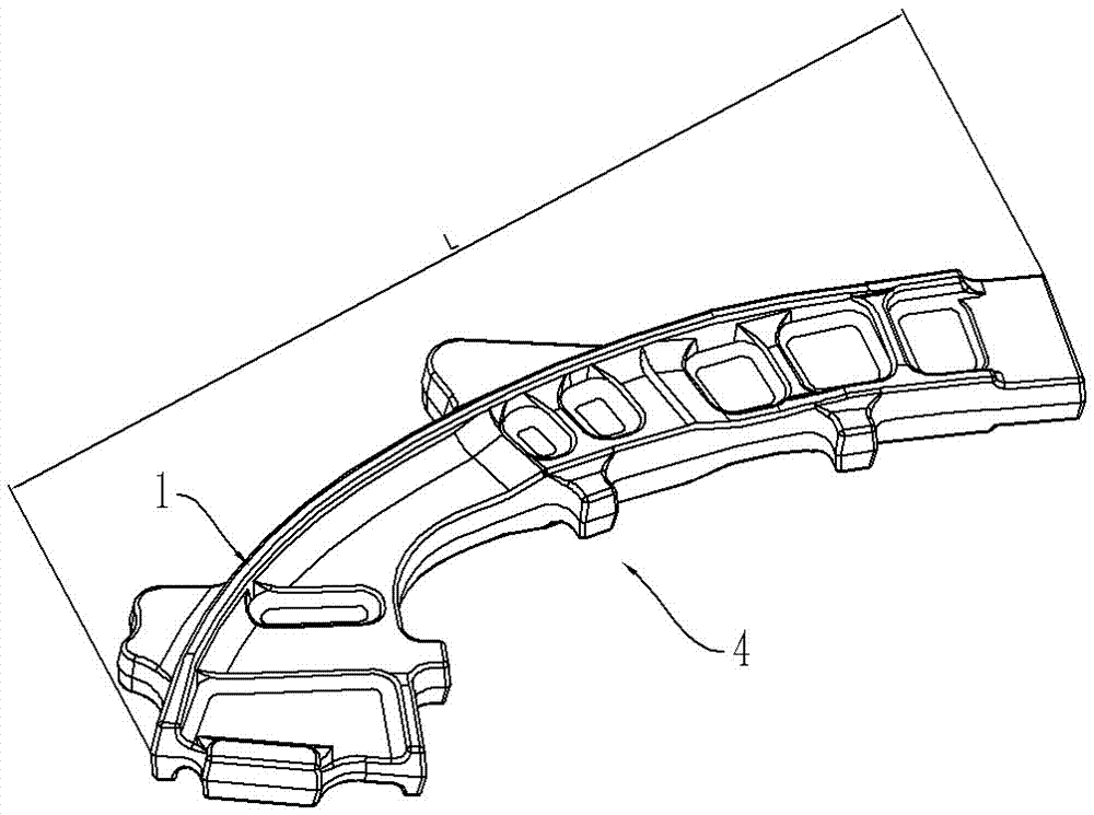 A kind of die forging forming method of large titanium alloy structural parts