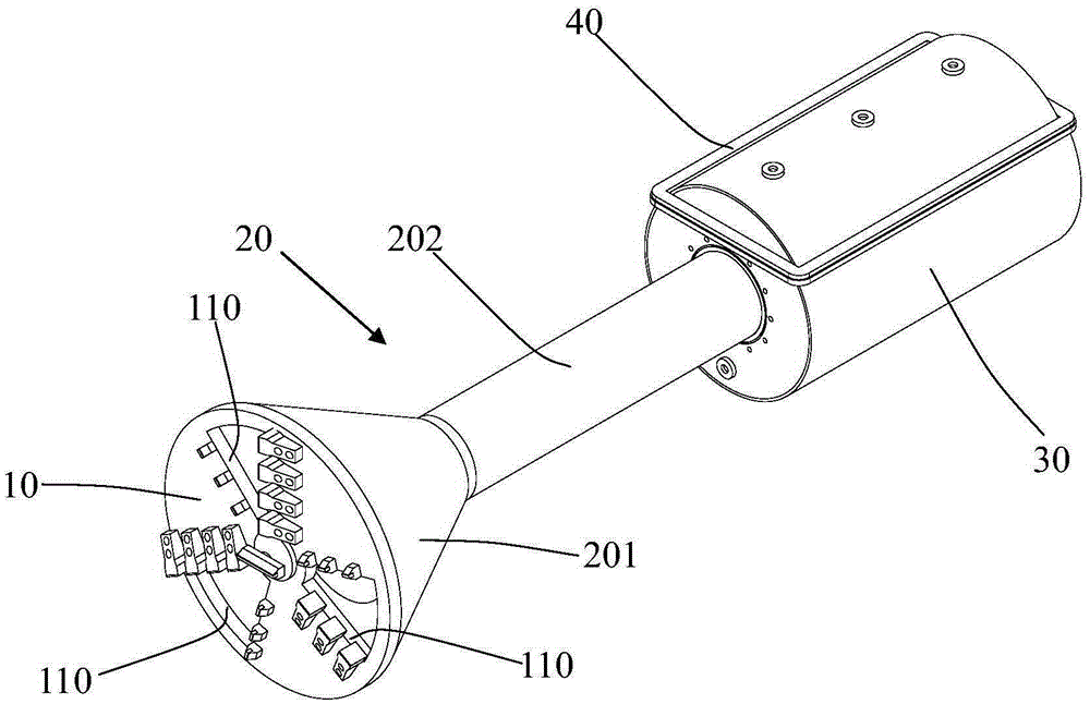 Cutting device of soil pressure balance tube push bench