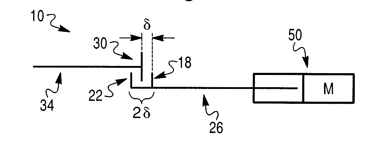 Apparatus and method for providing an adjustable positive stop in space