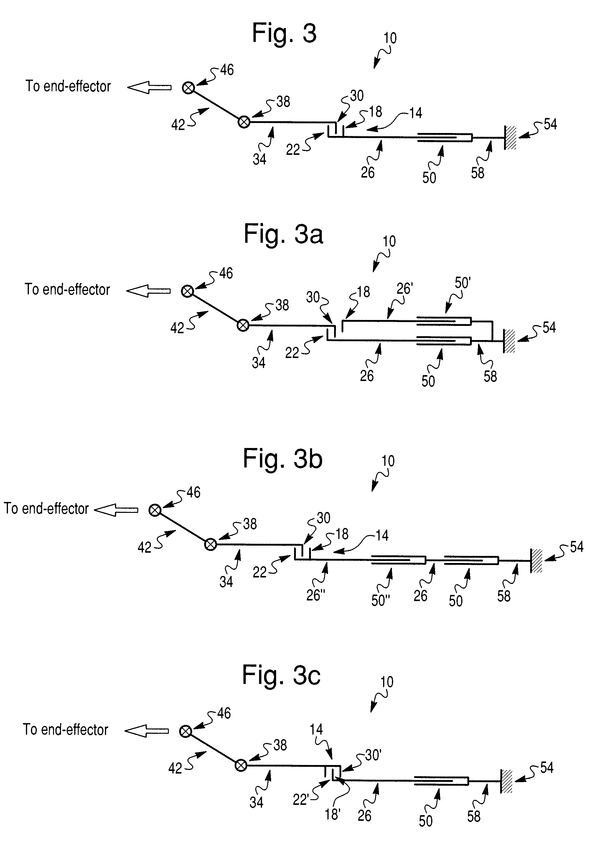 Apparatus and method for providing an adjustable positive stop in space
