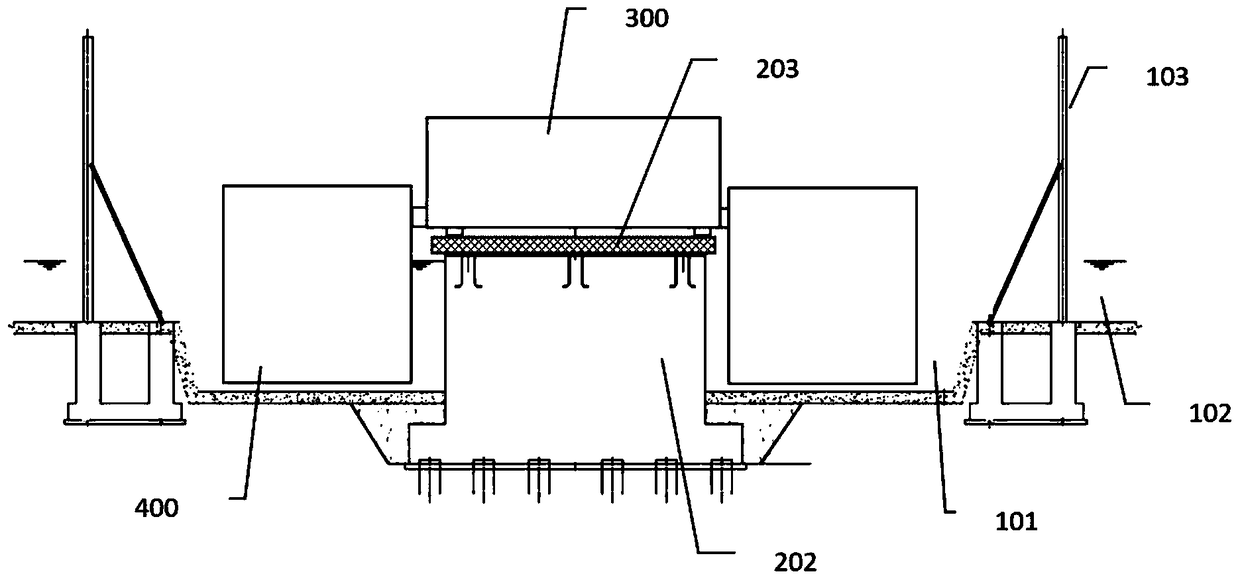 Bilateral artificial wave making system