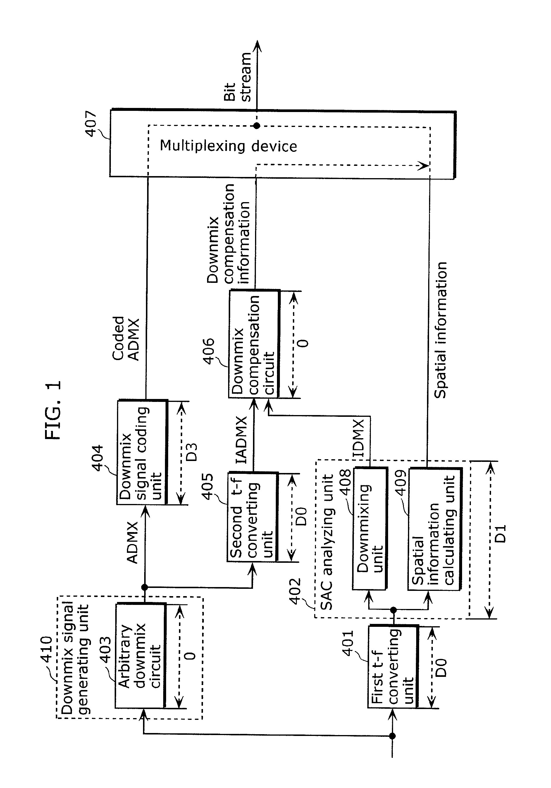Reduced delay spatial coding and decoding apparatus and teleconferencing system