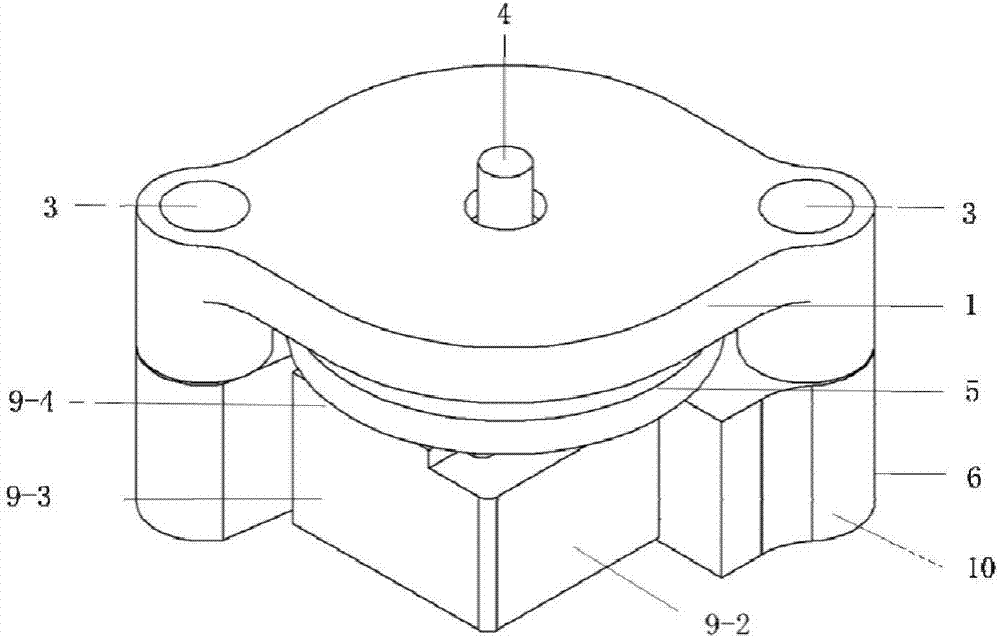 Dissymmetrically-arranged single-piezoelectric stack driving type bidirectional rotary inertia actuator