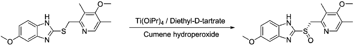 Method for synthesizing chiral ilaprazole