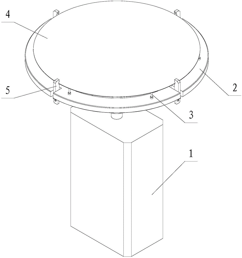 Device for clamping edge of wafer during automatic wafer cleaning process and clamping method of device