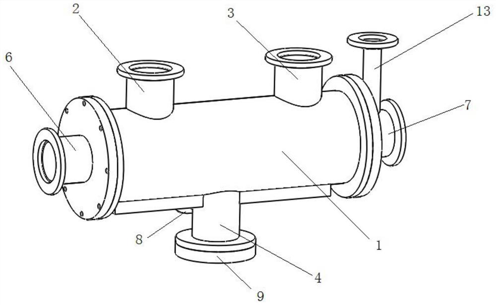 A test integrated device and test method for cryogenic radiometer