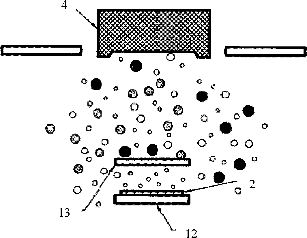 Apparatus for improving electrical arc ion plating deposition film quality