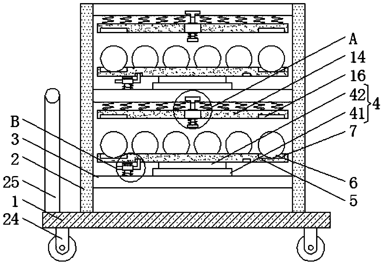 Sport ball storage frame