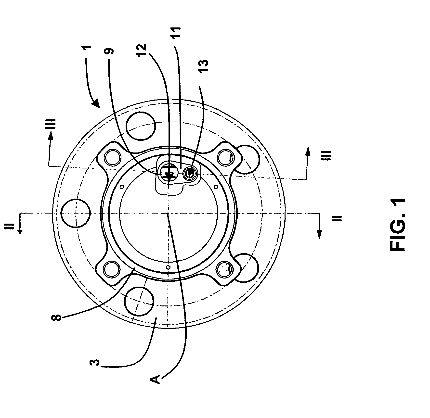 Sensor-holding lid for a wheel hub bearing
