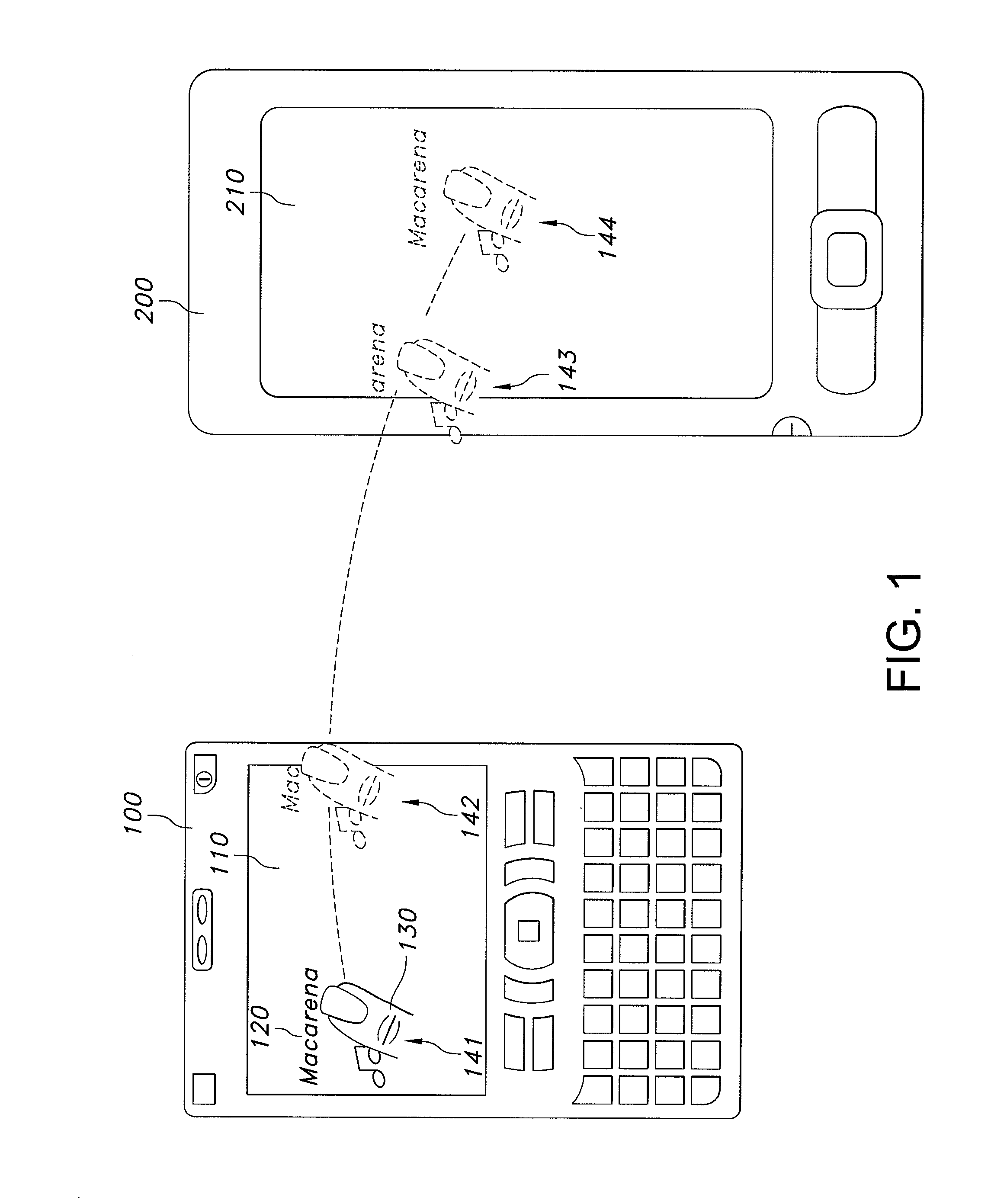 Method, apparatus and computer program product for transferring files between devices via drag and drop