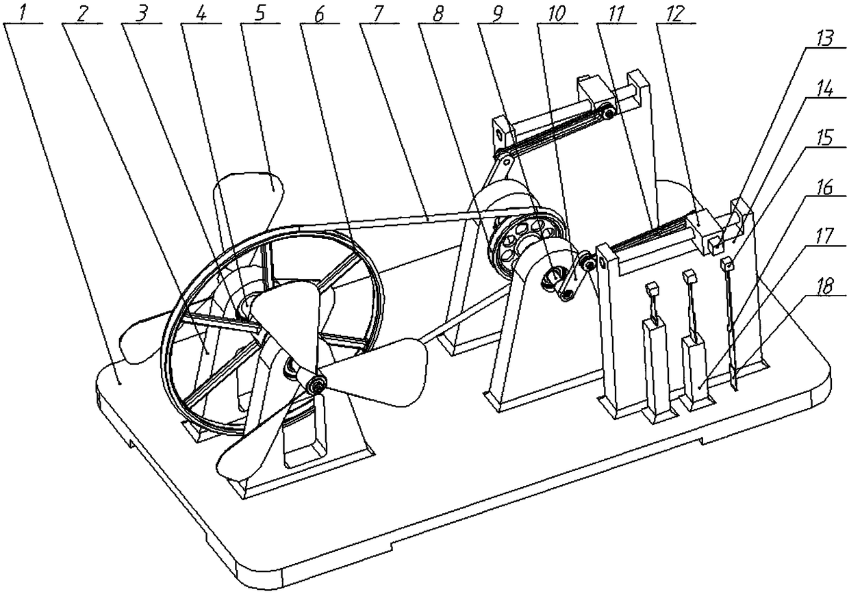 A broadband wind-induced vibration piezoelectric power generation device