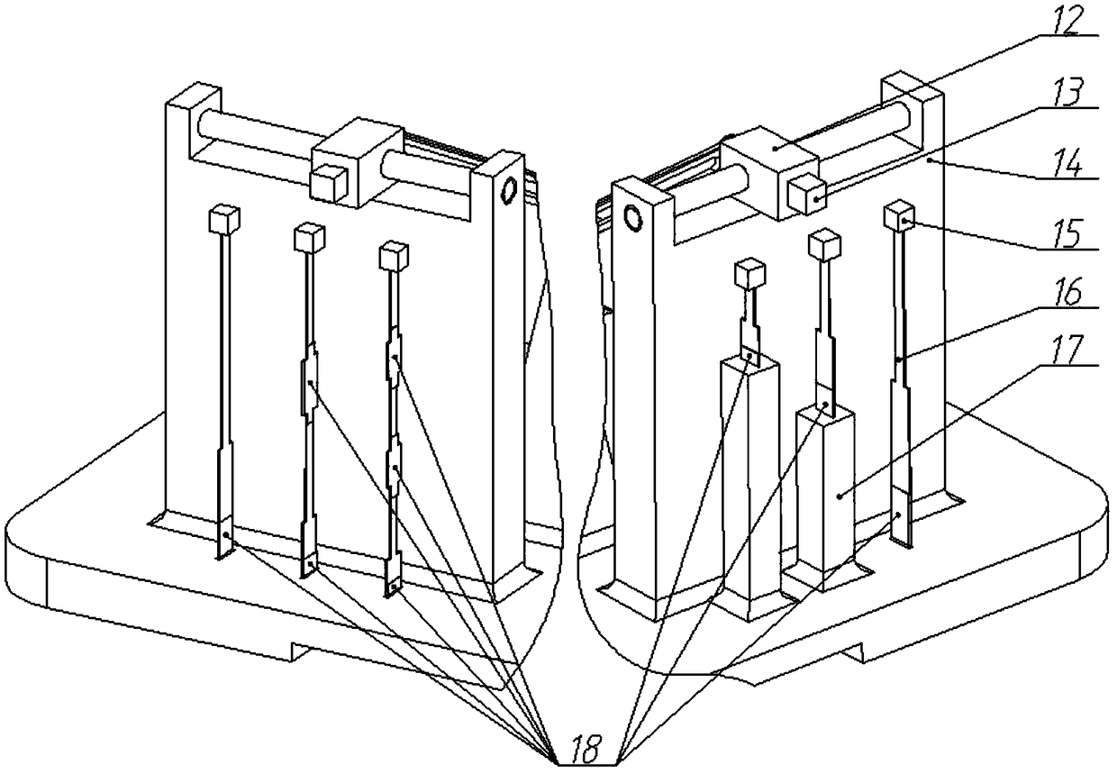 A broadband wind-induced vibration piezoelectric power generation device