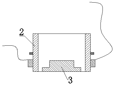 An optical fiber on/off rapid detection device