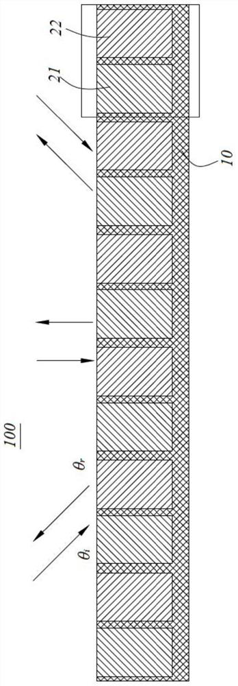 Subwavelength metal metagrating and mid-infrared tunable retroreflector