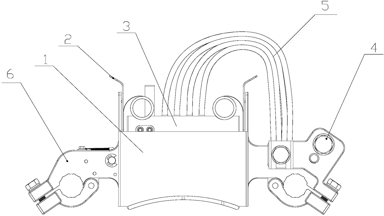 Integrated carbon brush unit for wind turbines