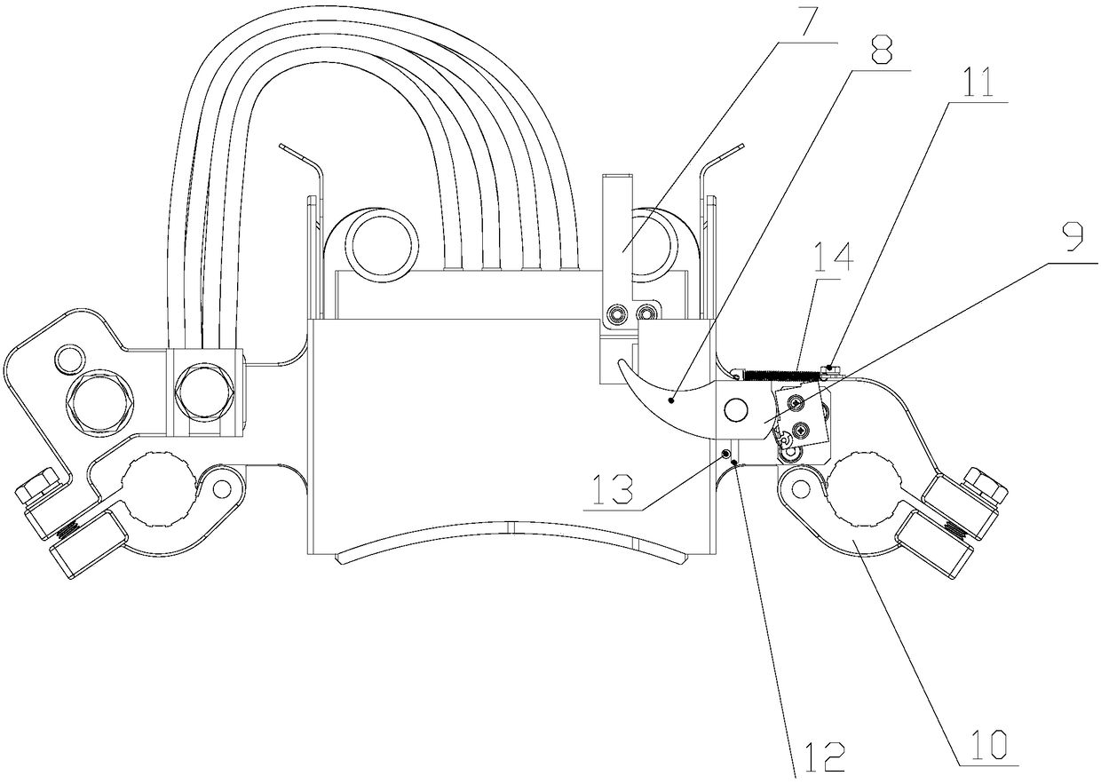 Integrated carbon brush unit for wind turbines