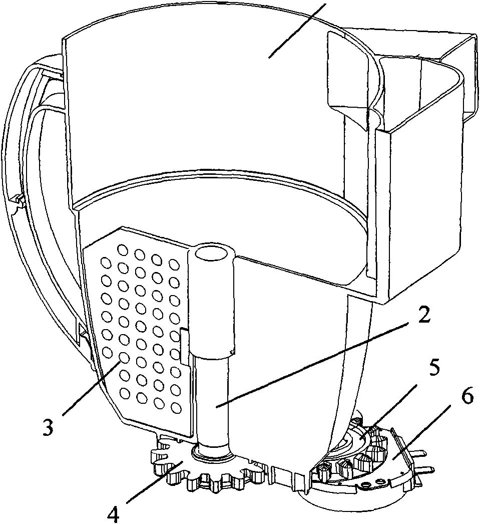 Dust collecting barrel of novel dust collector