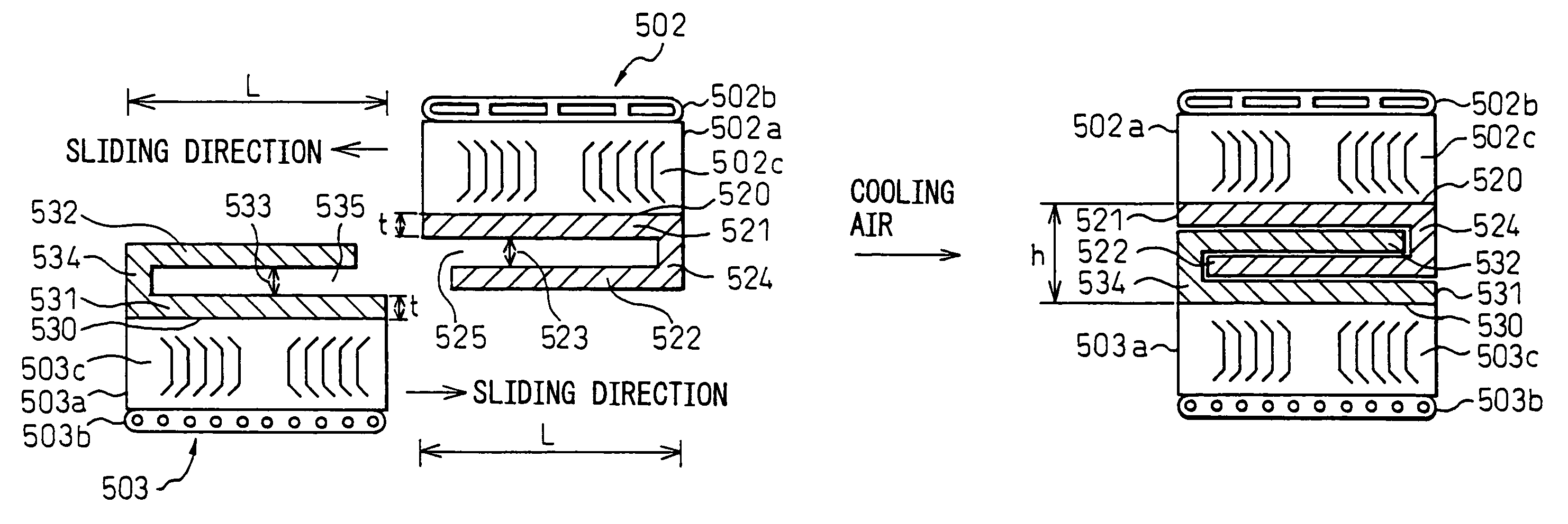 Heat exchanger of a multiple type