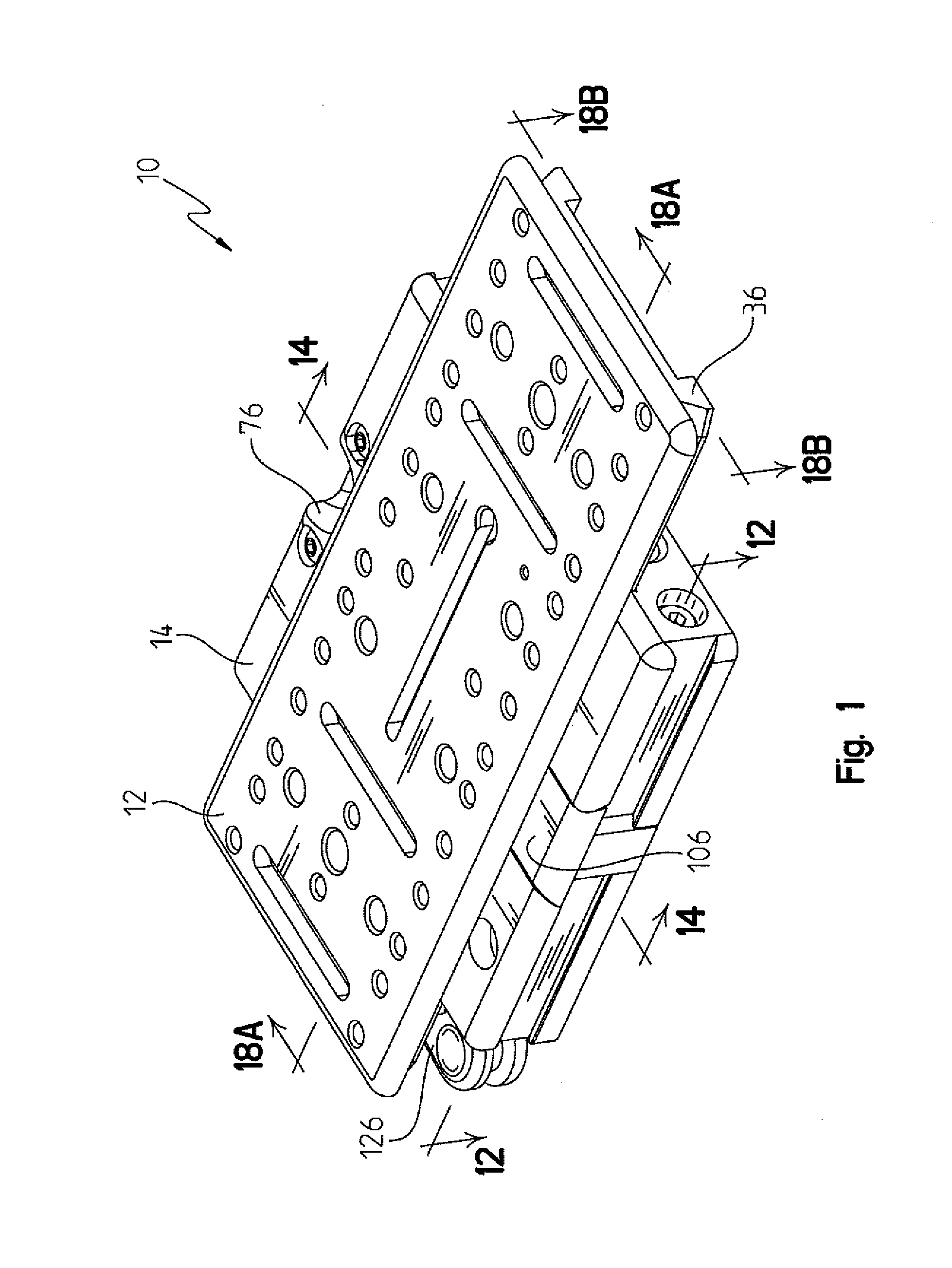 Quick release plate